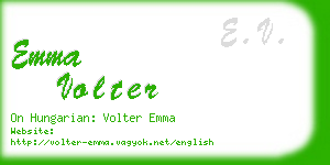 emma volter business card